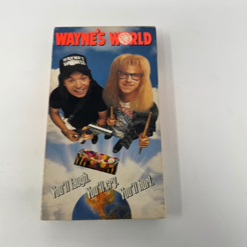 Vintage Waynes World VHS Movie Paramount Pictures Preowned Comedy 1992